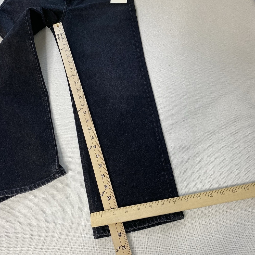 Citizens of Humanity Sidney Corset Straight Cropped Leg Jeans 27 Washed Black - Picture 10 of 16